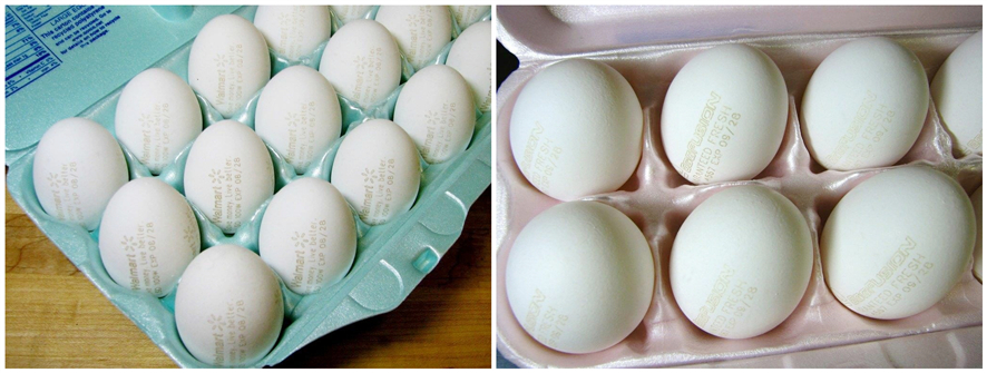 为了保证鸡蛋的食品安全，CO2激光打标机，一直在行动！