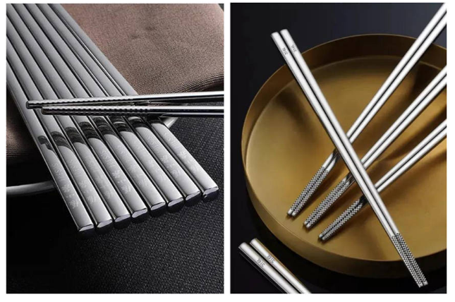 激光打标不锈钢筷子：抑菌、防霉、防滑、耐用