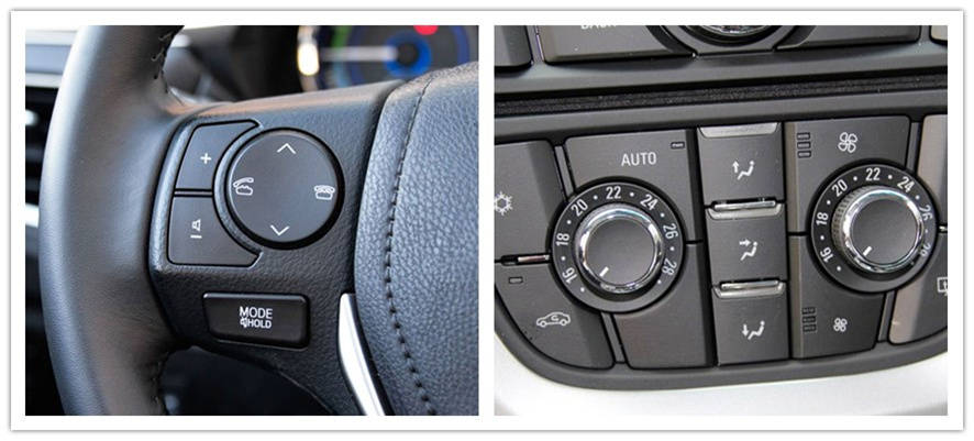 激光标记汽车按钮，其细节被描述为“独创性”